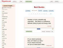 Tablet Screenshot of 16quotes.com